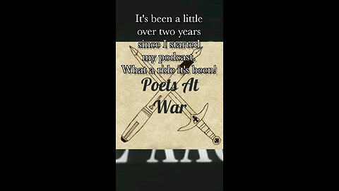 The first episode of Poets At War. what a ride it's been!