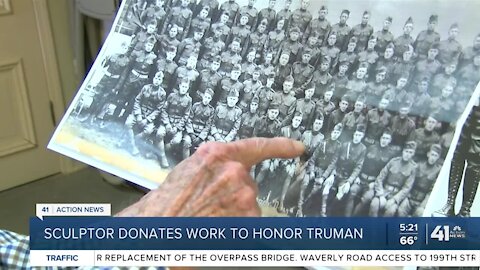Sculptor donates work to honor Truman