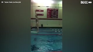Comment ne pas plonger dans une piscine