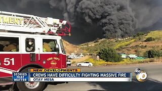 Fire breaks out at South Bay junkyard