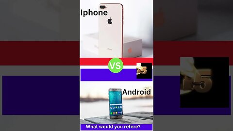 what would you prefer to? #shorts| Iphone VS Android