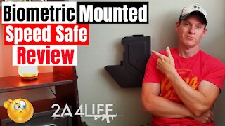 2A4Life BIOMETRIC MOUNTED SPEED SAFE - BEST WALL MOUNTED SAFE 2021