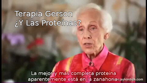 Proteínas en la Terapia Gerson