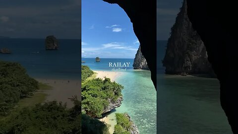 RAILAY, Thailand 🌈 #solotravel #railaybeach #travelthailand