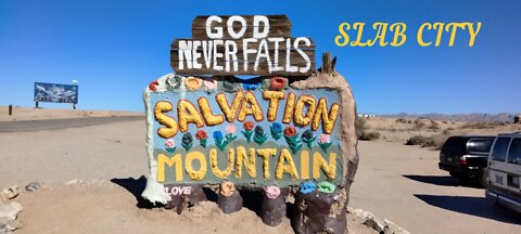 Salvation Mountain in Slab City, California