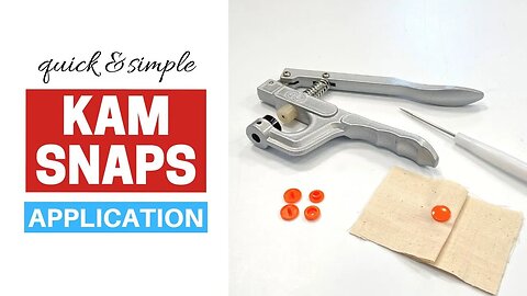 How To Apply Kam Snaps // Quick and Simple Tutorial