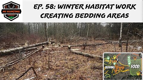 Ep. 58: Winter Habitat Work Creating Bedding Areas