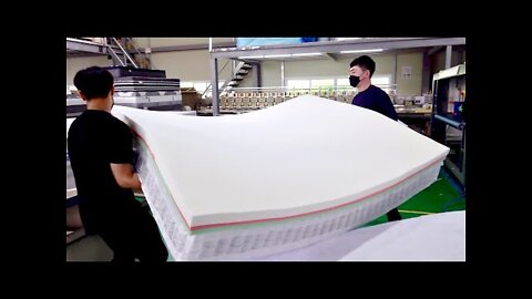 Bed Factory That Makes Mattresses Like Soft Cakes