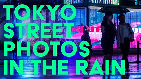 Rainy Night Photography in Ikebukuro - Tokyo Street Photo Vlog #1