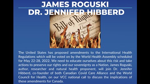Stop W.H.O. proposed amendments to International Health Regulations