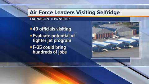 Air Force leaders visiting Selfridge