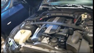 Oil pan gasket install on BMW Z3 roadster