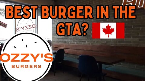 Going to Ozzy's Burgers | Vaughan Mills | Best Burger in GTA?