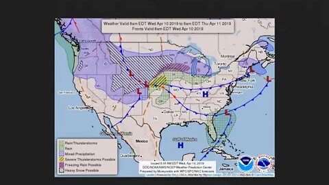 Bomb Cyclone Blizzard, Downpours & Possible Tornados, Todays Weather Forecast