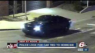 Police looking for car tied to homicide