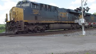 CSX Q135 Intermodal Train From Sterling, Ohio 6/20/2020