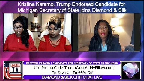 Kristina Karamo, Trump Endorsed Candidate for Michigan Secretary of State joins Diamond & Silk
