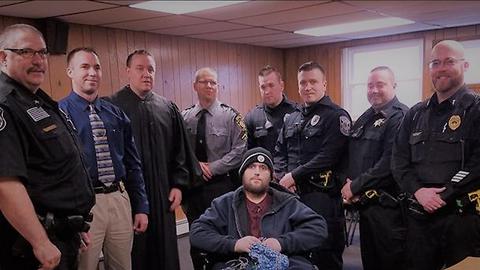 Man With Terminal Cancer Becomes Honorary Cop