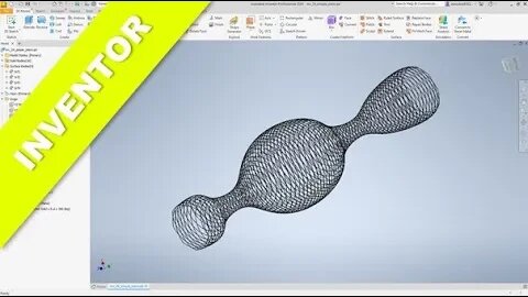 Einfacher Stent - Simple Stent - Inventor 2024 Training - Part Design