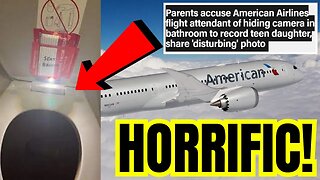 American Airlines Flight Attendant VIOLATES 14 Year Old Girl in HORRIFIC ACT Using a IPhone!