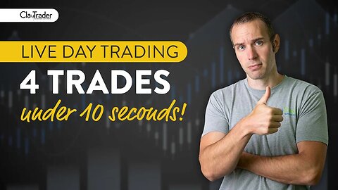 [LIVE] Day Trading | 4 Trades (all under 10 seconds!)
