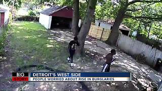 People worried about rise in burglaries on Detroit's west side