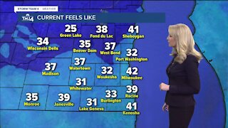 Wednesday will reach the mid 40s for a nice, sunny day