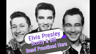 Elvis Presley Scotty & Bill Practiced Here 1954 University Cleaners Memphis The Spa Guy