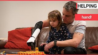 Dad becomes first military veteran to receive a 3D-printed multi-grip 'bionic arm'