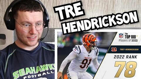 Rugby Player Reacts to TREY HENDRICKSON (Cincinnati Bengals, DE) #78 NFL Top 100 Players in 2022