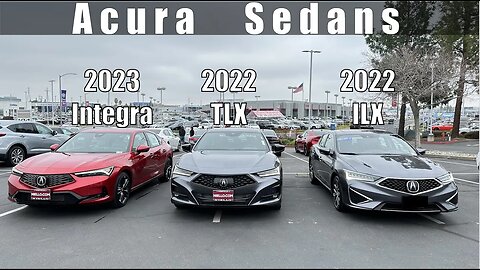 Acura Sedans TLX vs ILX vs Integra review // specs, features