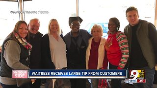 Waffle House patrons surprise waitress with $800 tip for Christmas