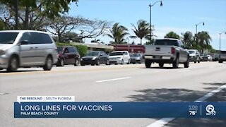 Delayed arrival of COVID-19 vaccine causes some residents to wait for hours Friday