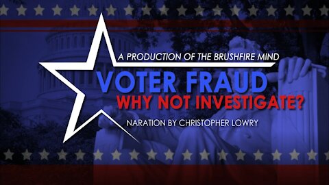 Why Don't we Investigate Voter Fraud?