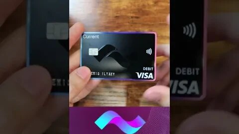 CURRENT Debit Card Unboxing & Review #shorts #currentbank #unboxing #personalfinance #onlinebanking
