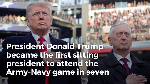 Trump Has Crowd in Frenzy over Coin Toss, Then He Turns and Honors Every Captain on the Field