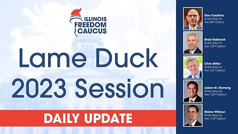 Friday "Lame Duck Session" Update 1.6.23