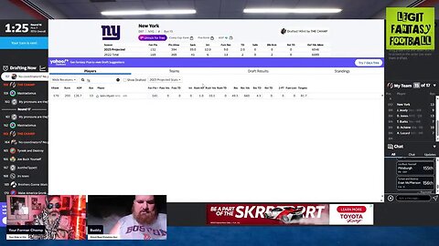 The Legit Fantasy Football Draft- Hosted by King Mike L