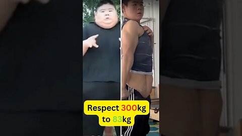 💯🥶Wow respect 300kg to 83 kg.#shorts # #viral #respect #feedshorts #wow #fitness #trendingvideo