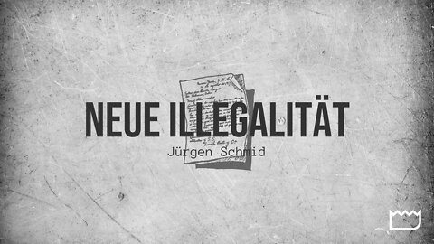 Neue Illegalität | von Jürgen Schmid