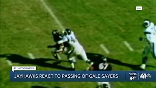 Jayhawks react to passing of Gale Sayers