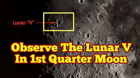 Observe The Lunar V Tonight With Uour Telescope