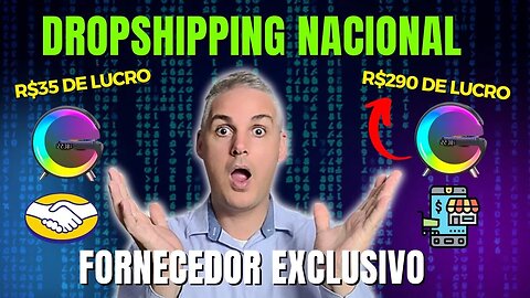 💰 DROPSHIPPING NACIONAL - MERCADO LIVRE OU LOJA VIRTUAL + FORNECEDOR EXLUSIVO