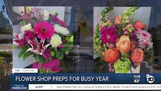 Flower shop preps for busy year