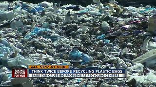 Think twice before recycling plastic bags