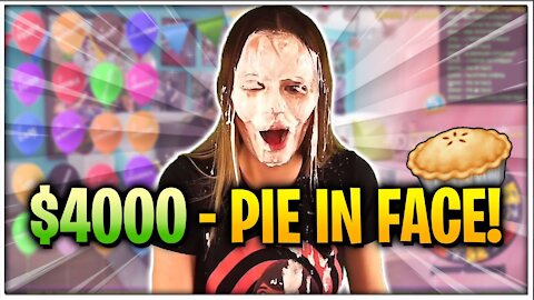 $4,000 Pie In Face