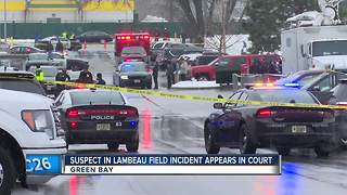 Man charged with disturbance at Lambeau Field in court