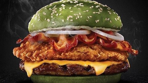 NASTY! THE BURGER KING NIGHTMARE BURGER LITERALLY WILL GIVE YOU NIGHTMARES!
