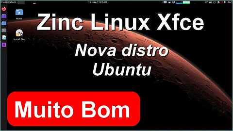 Zinc é uma nova distribuição Linux baseada no Ubuntu LTS com desktop Xfce