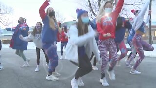 Elite Dance getting into the Bills spirit